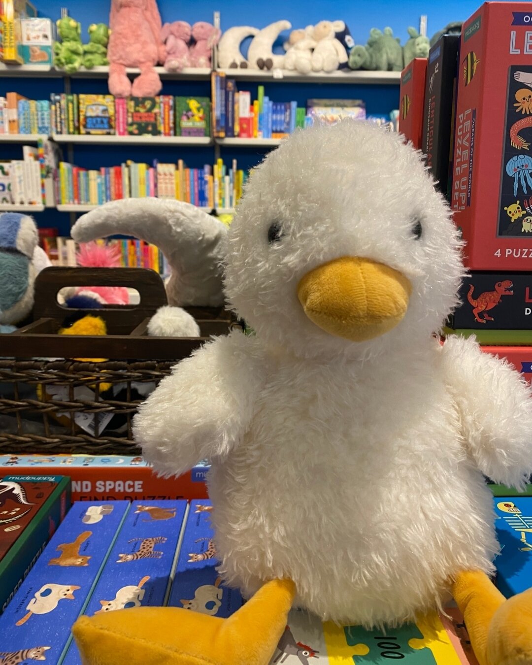 It's the first day of Spring, and this @jellycat duckie is ready to celebrate! Are you looking forward to warmer weather as much as we are?