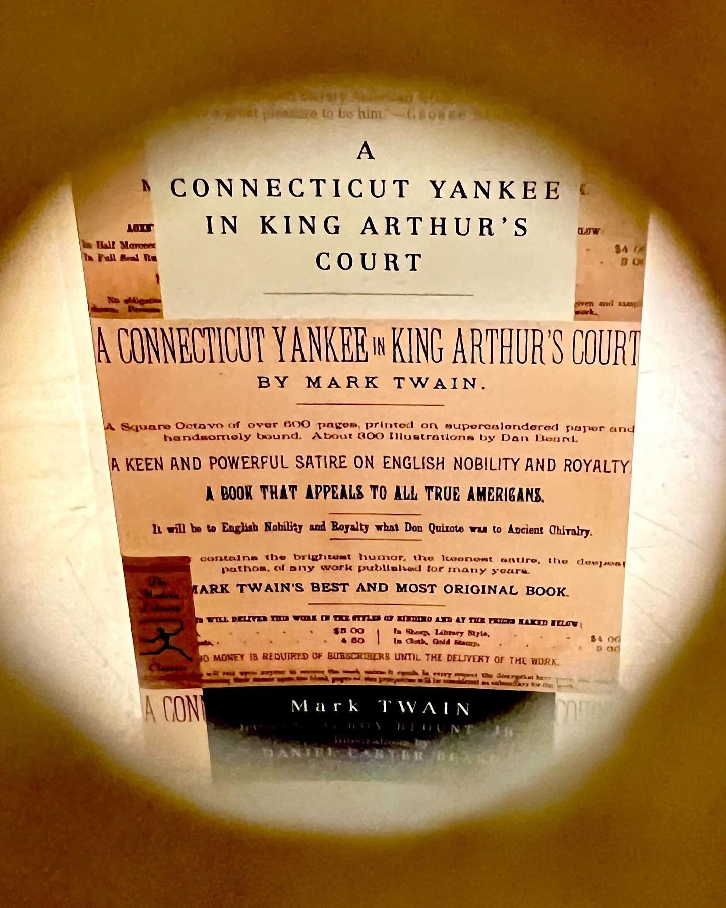 🌘Happy Eclipse Day!🌒 in celebration, Ben from Chelsea Market recommends Mark Twain&rsquo;s Connecticut Yankee. He says: In 528 A. D., when Mark Twain&rsquo;s Connecticut Yankee was condemned by King Arthur&rsquo;s Court to be burned at the stake, h