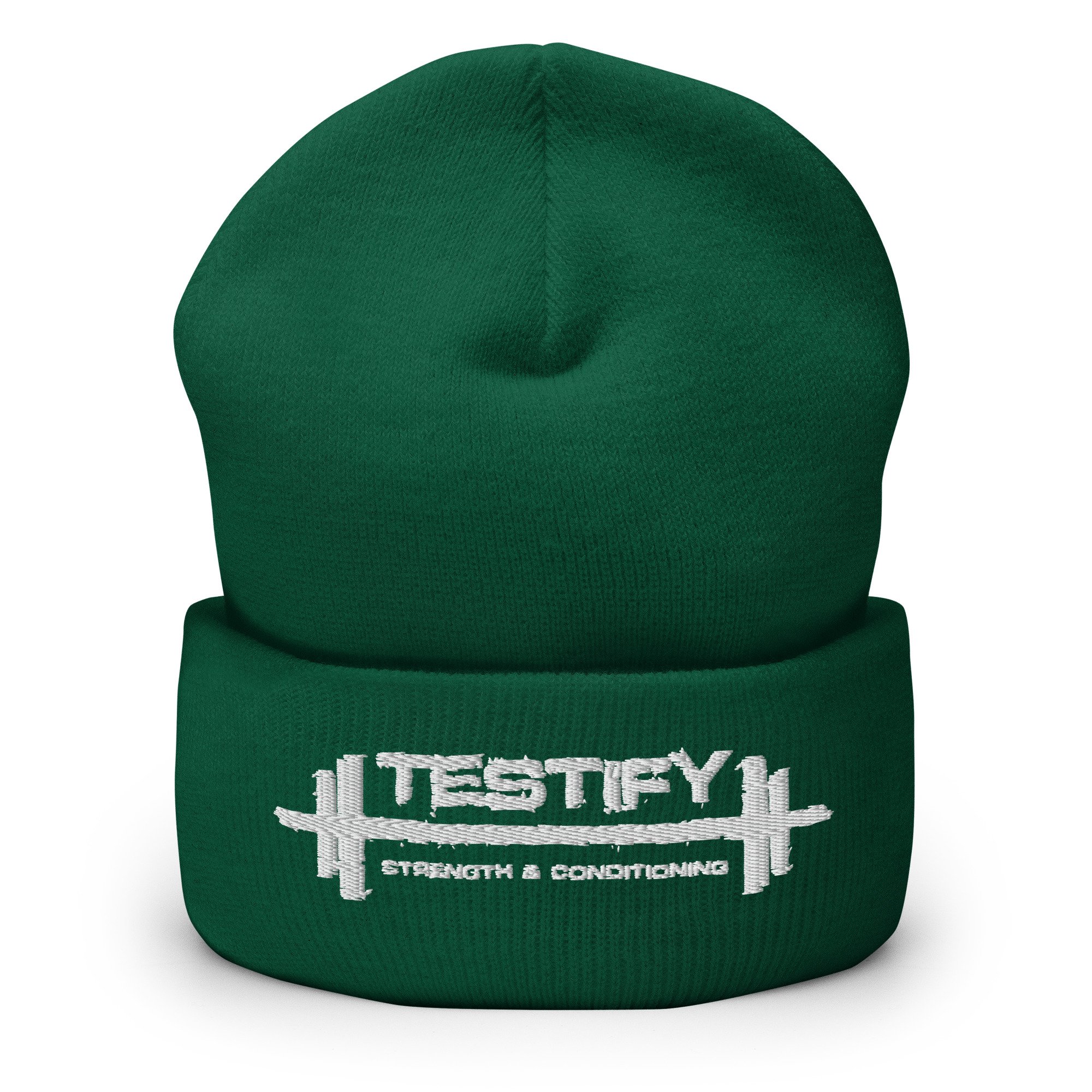 cuffed-beanie-spruce-front-667d7a9b289c0.jpg