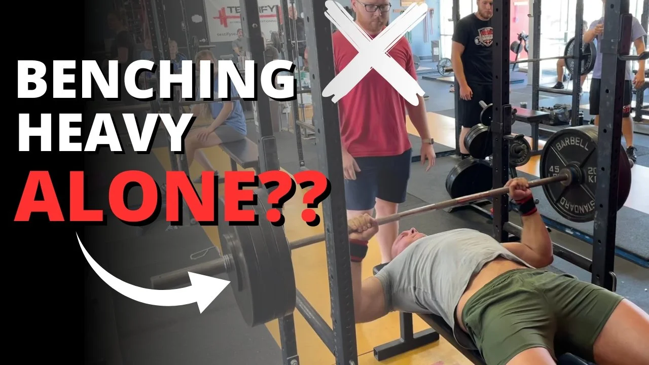 How to Unrack a Heavy Bench Press By Yourself | Omaha's Best Gym ...