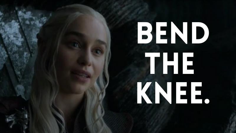 Got Game Of Thrones GIF - GOT Game Of Thrones Kneel Down