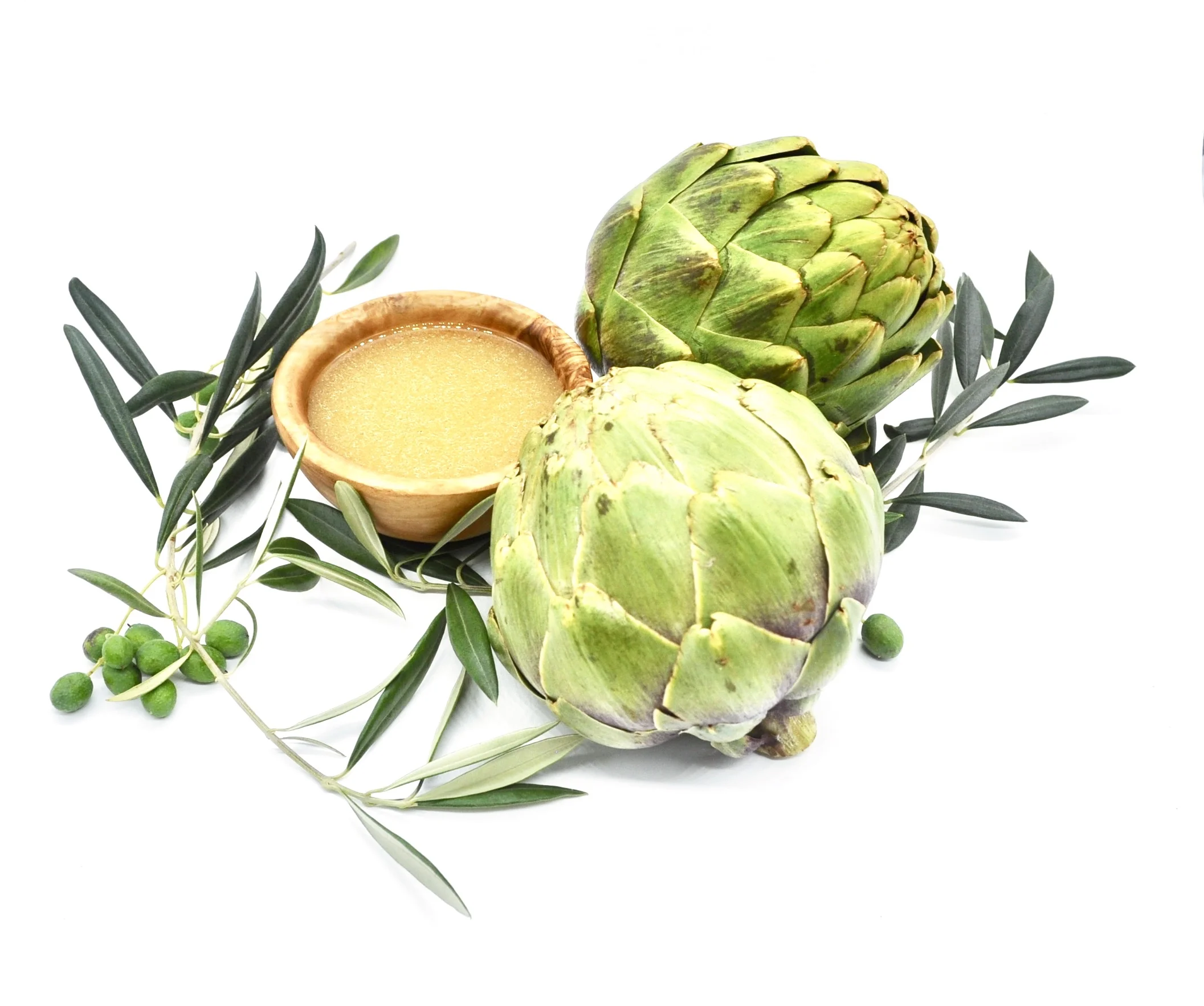 Julio Petrini's Italian Dressing, dipping bowl, artichokes