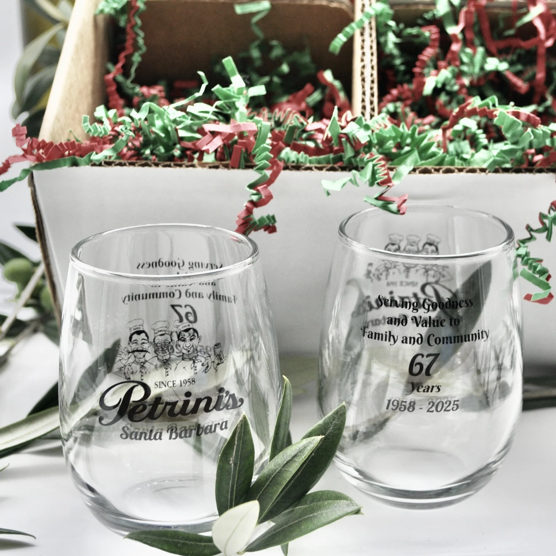 Petrini's Limited Edition Collectible Wine Glass