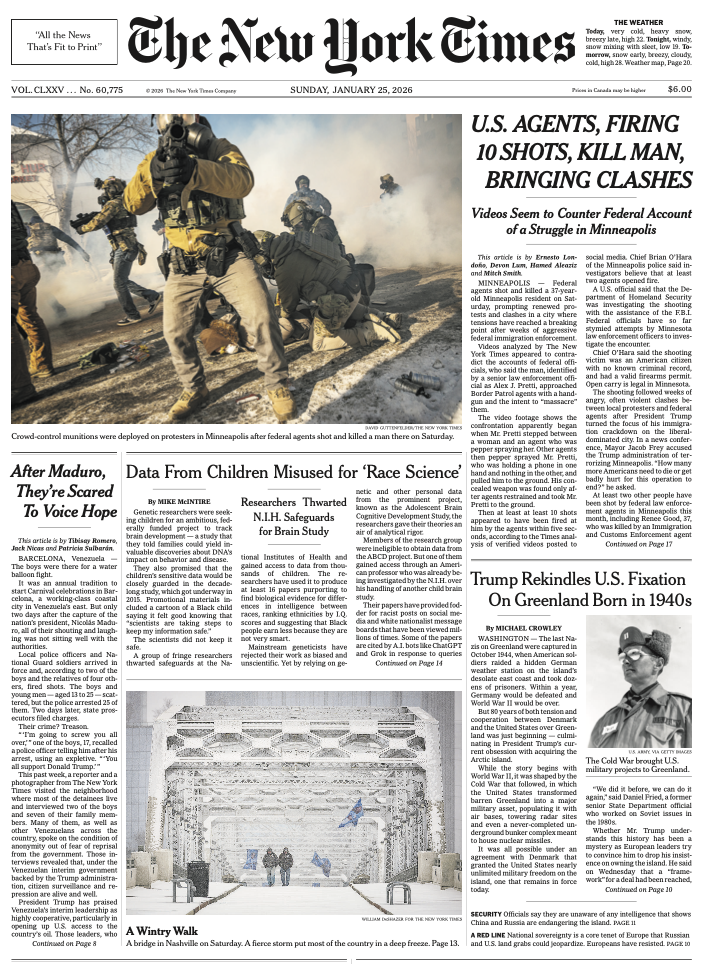 The New York Times - janv 2026