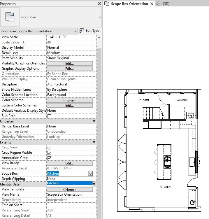 Straighten Angled Revit Site Plans with Scope Boxes