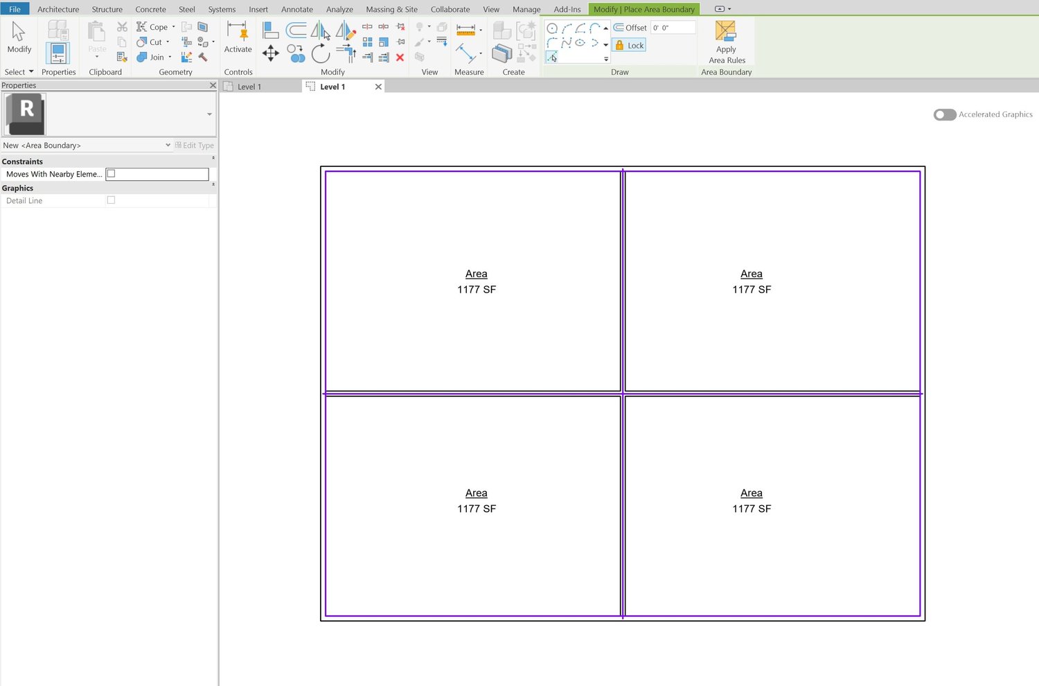 Automatically calculate revised occupant loads in Revit