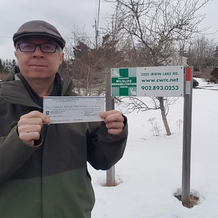SUPPORT TO COBEQUID WILDLIFE REHABILITATION CENTRE

The Moncton Fish and Game Association is pleased to once again make a donation to the Cobequid Wildlife Rehabilitation Centre https://cwrc.net/  to assist with the rehabilitation of eagles and rapto