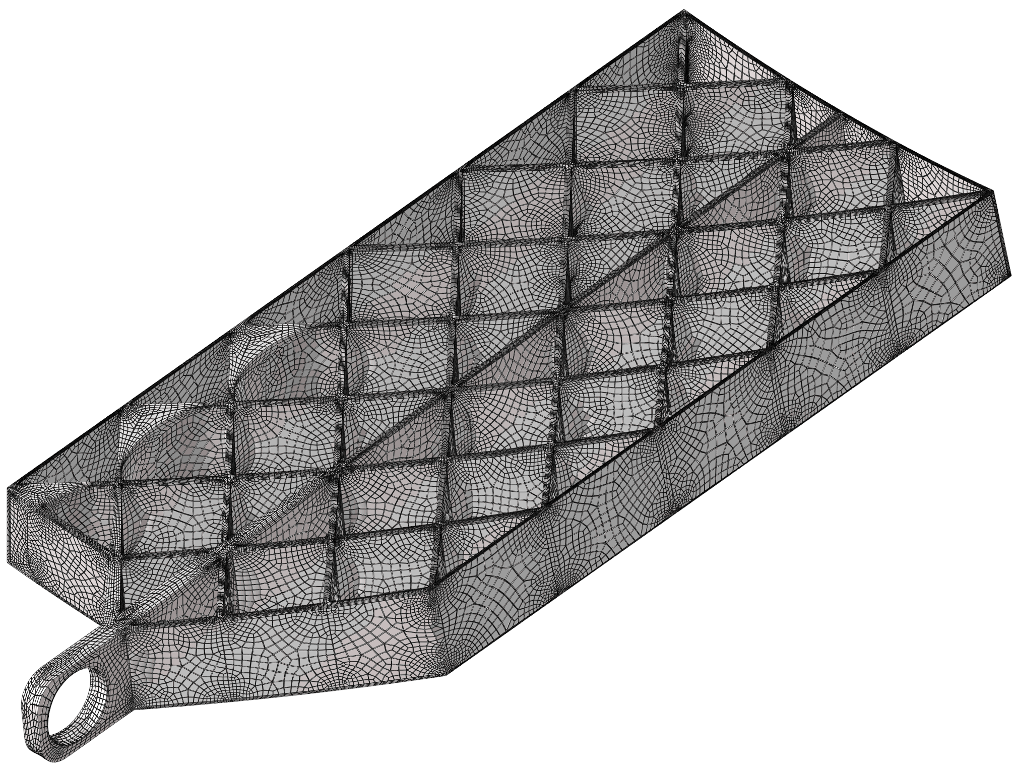 SpaceX Falcon 9 reentry gridfin