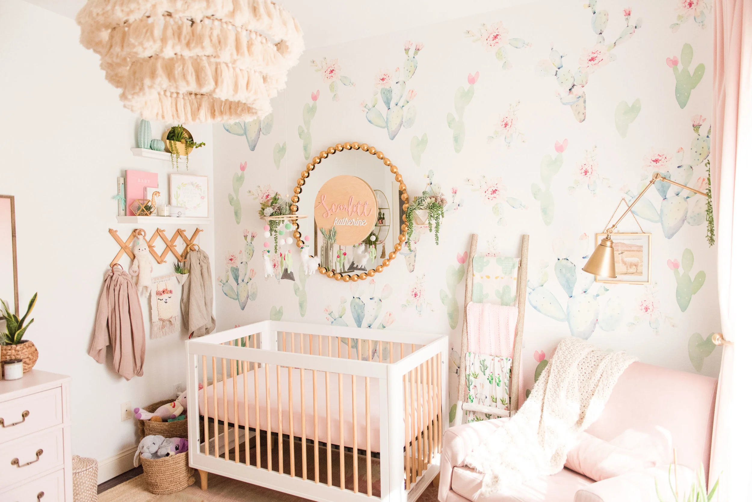 Full Cactus Nursery Reveal — Two Babes & A Bundle