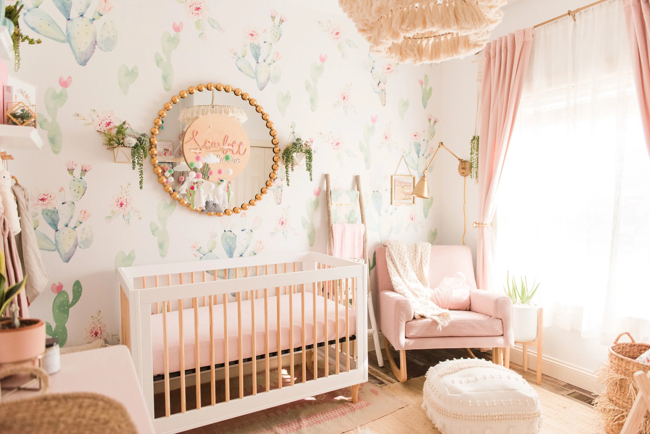 Full Cactus Nursery Reveal — Two Babes & A Bundle