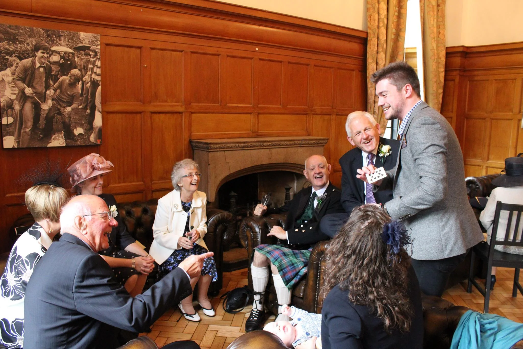 Copy of Wedding Magician With Grandparents