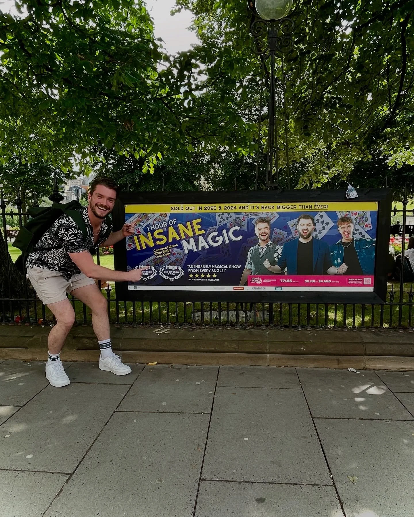 It&rsquo;s just 9️⃣ days until our first show at @edfringe 2025! 🤩

Have you seen our marketing going up all around town?! If so, make sure to tag @insanemagicshow 📰

Tickets are FLYING so get yours while you can - link in bio 🎟️