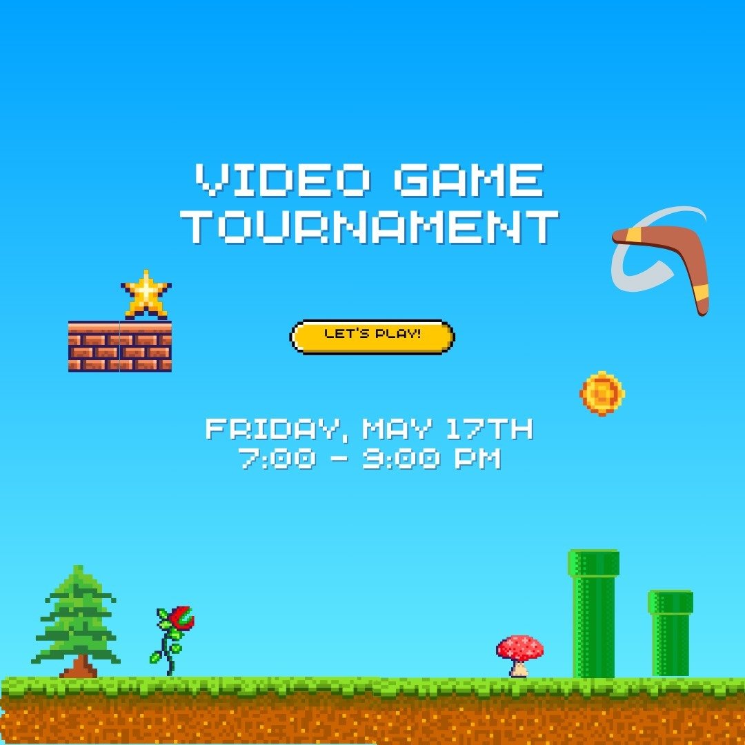Join us for our 2nd Annual Jubilee Video Game Tournament Night in the JSM room on May 17th, at 7:00 pm. We will have tournaments, snacks, and additional video games to play. There will be 3 different tournaments for different age groups listed below.