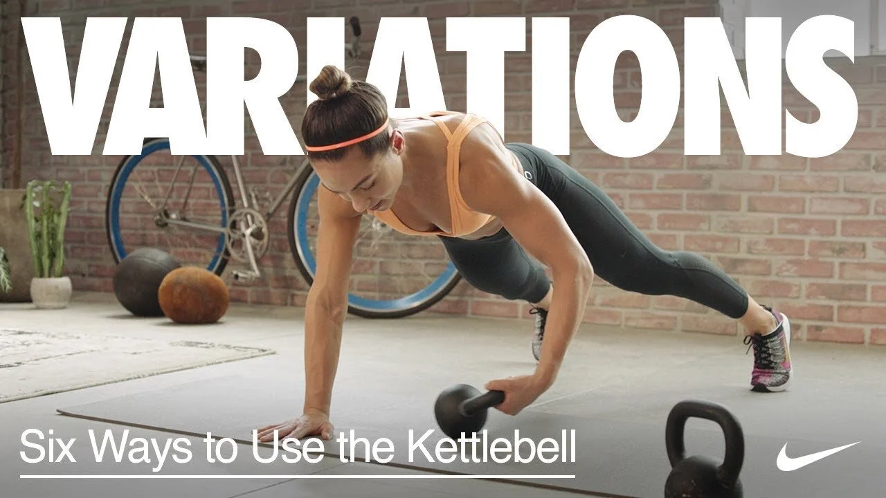 6 Moves to Do With a Kettlebell at Home with Flor Beckmann | Variations | Nike