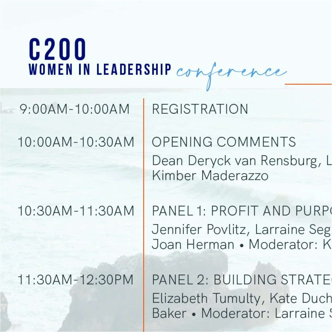 C200 CONFERENCE AGENDA
