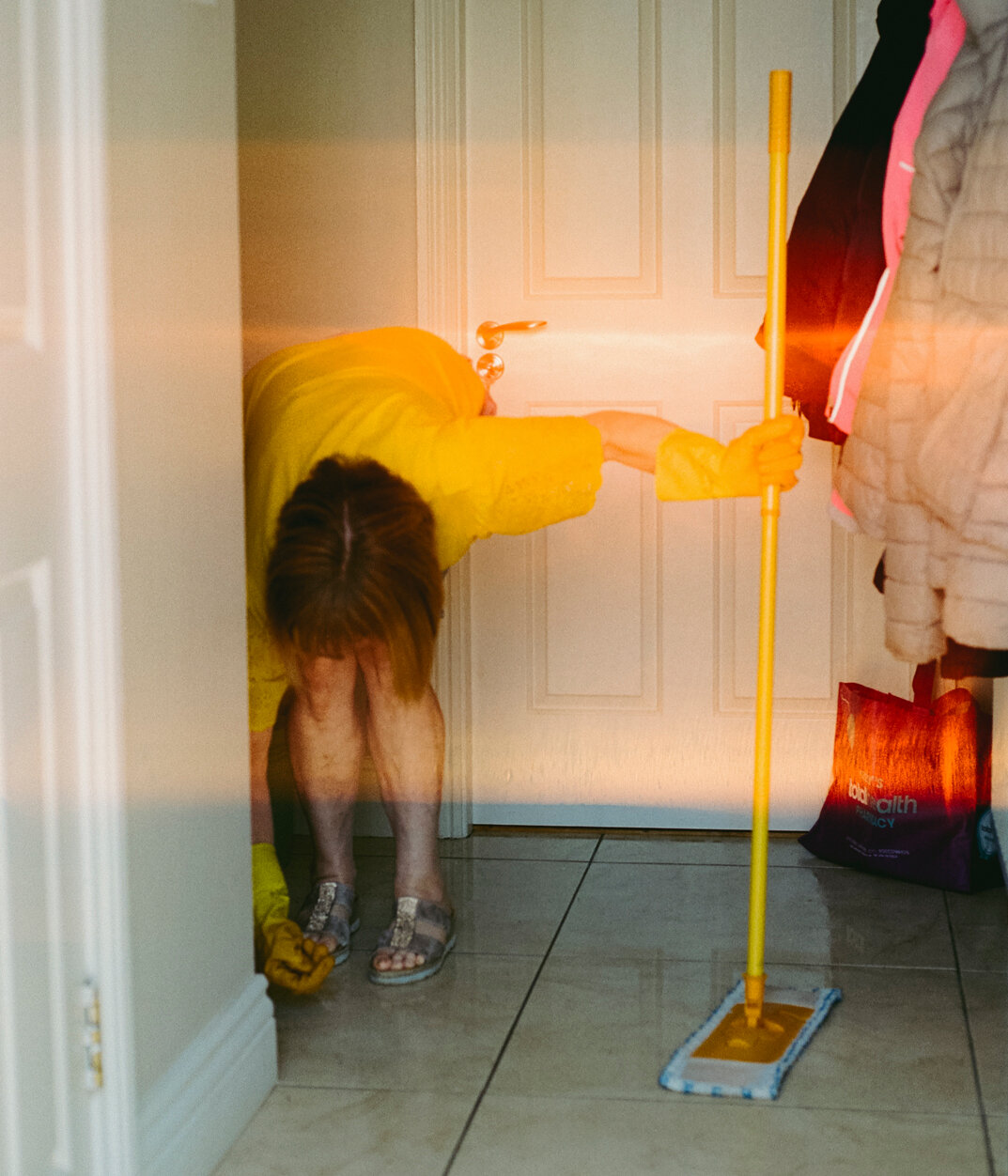 Mam mopping the floor - Home Home, 2020.