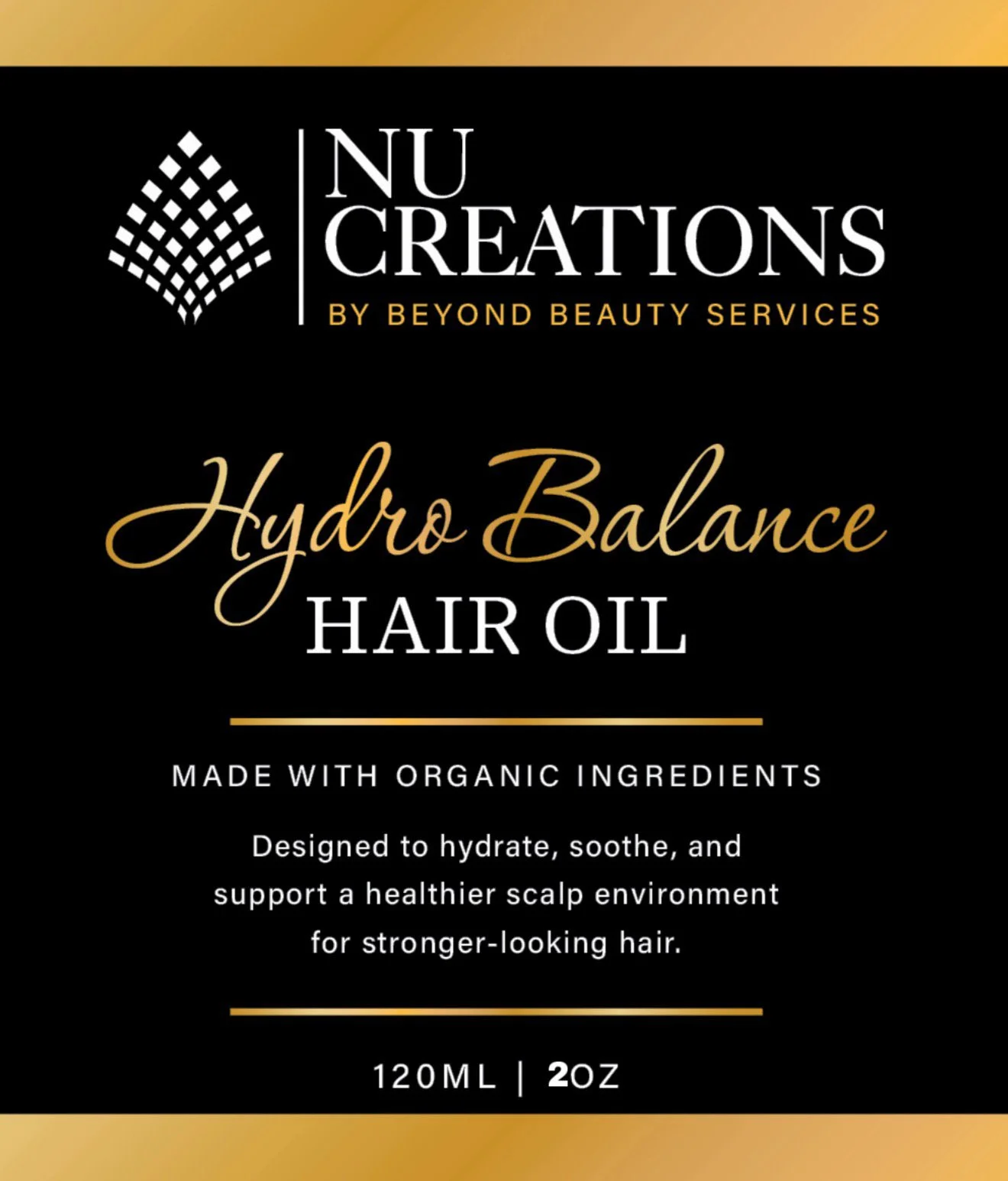 Nu Creations Hydro Balance Hair Oil, 2oz