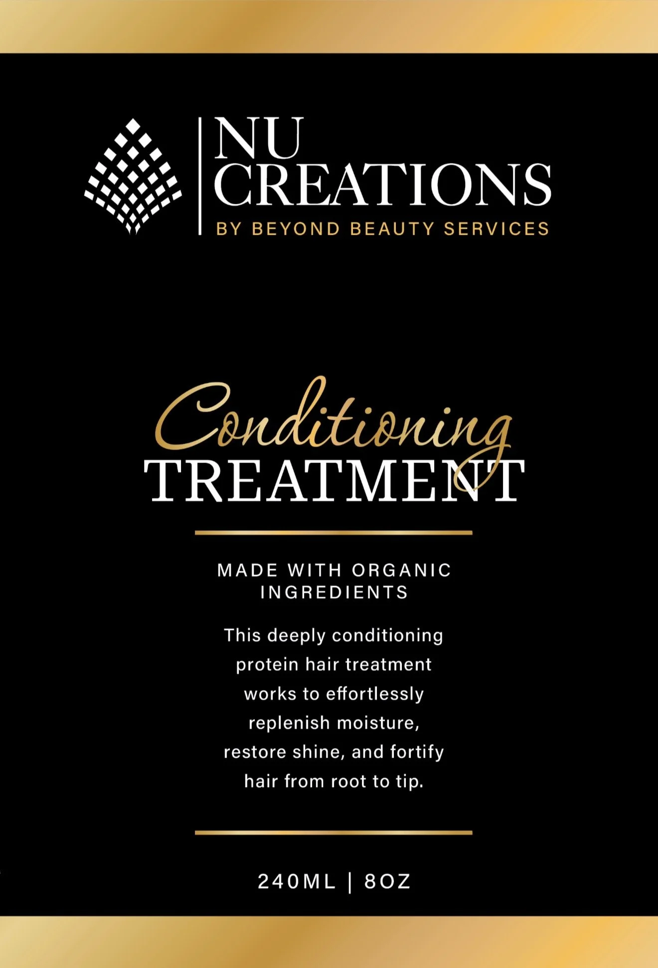Nu Creations Conditioning Hair Treatment, 8oz