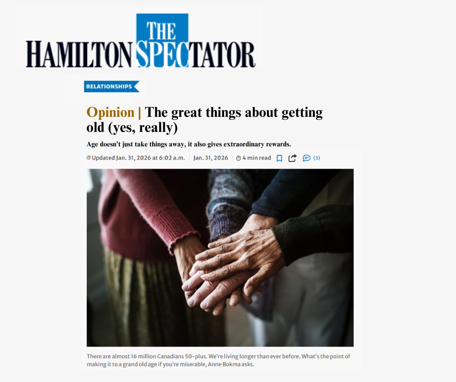 The great things about getting old (yes, really)