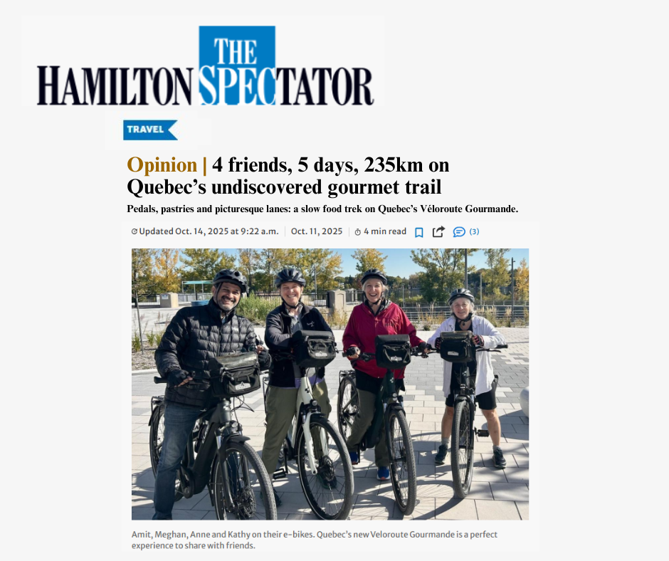  4 friends, 5 days, 235 km on Quebec’s undiscovered gourmet trail
