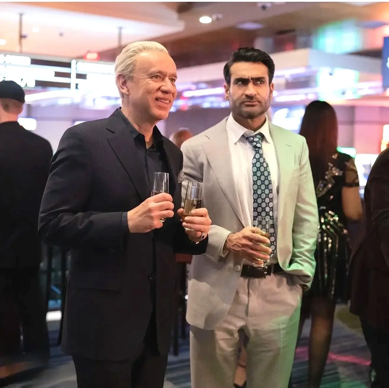 Fred Armisen and Kumail Nanjiani in Deli Boys S2, Hulu