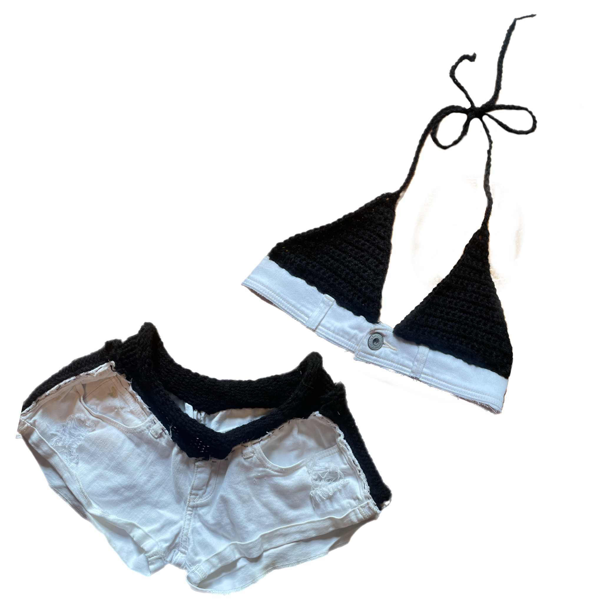 Denim Rework- Denim Knit Set