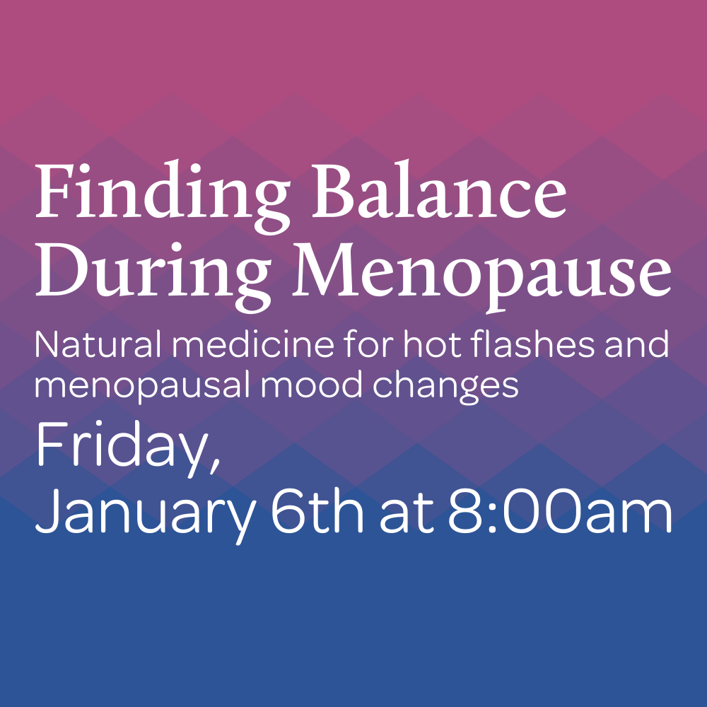 Finding Balance During Menopause