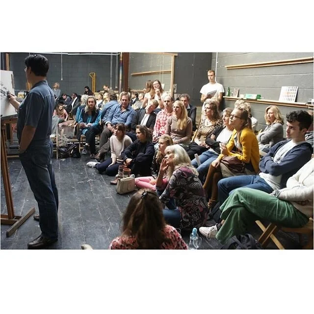 Join us for our June tour with the exceptionally talented Henry Yan! Henry has been teaching at Academy of Art University in San Francisco for more than twenty years. He teaches figure and portrait drawing and painting for the schools of Fine Arts, F