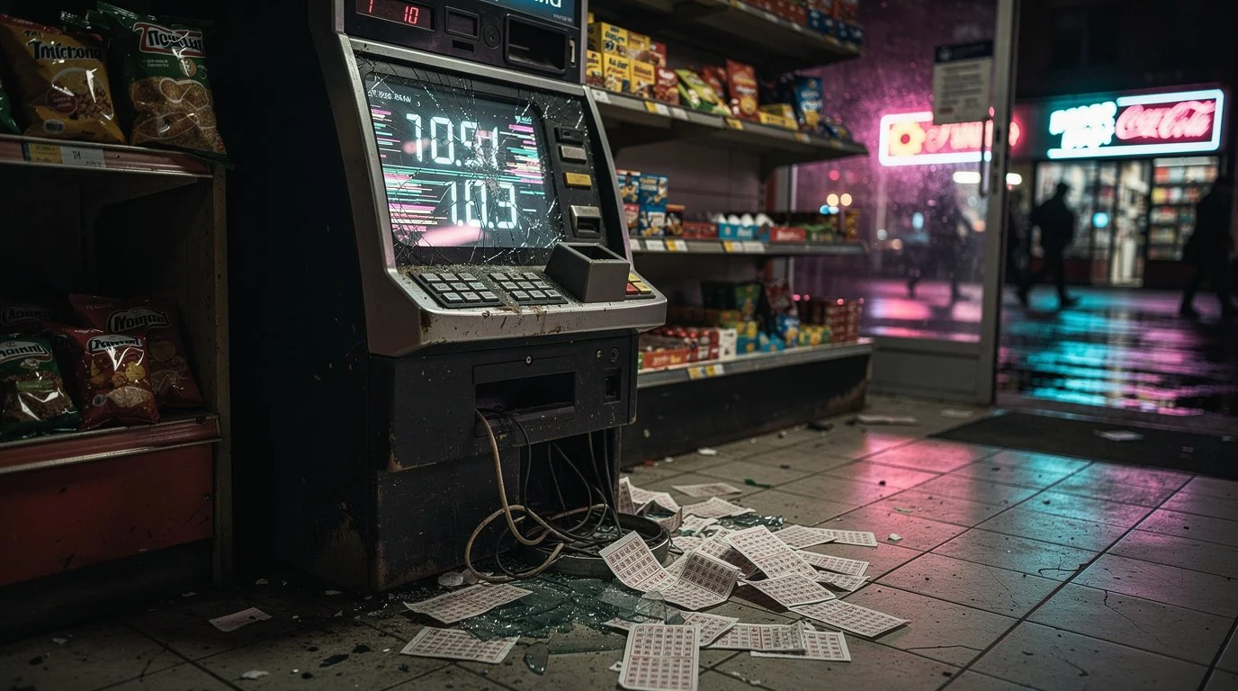 When the Machine Breaks: Lottery Glitches and the Communities They Exploit