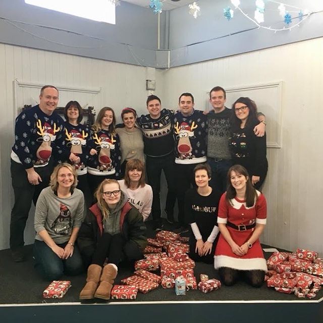 Throwback to our first present wrapping party at @croxleygreencommunityclub back in 2017! Looking forward kicking off our present wrapping weekend there 9am-midday tomorrow #violetsgift