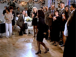 Before you break into the Elaine Benes dance...