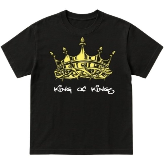 KING OF KINGS BLACK TSHIRT