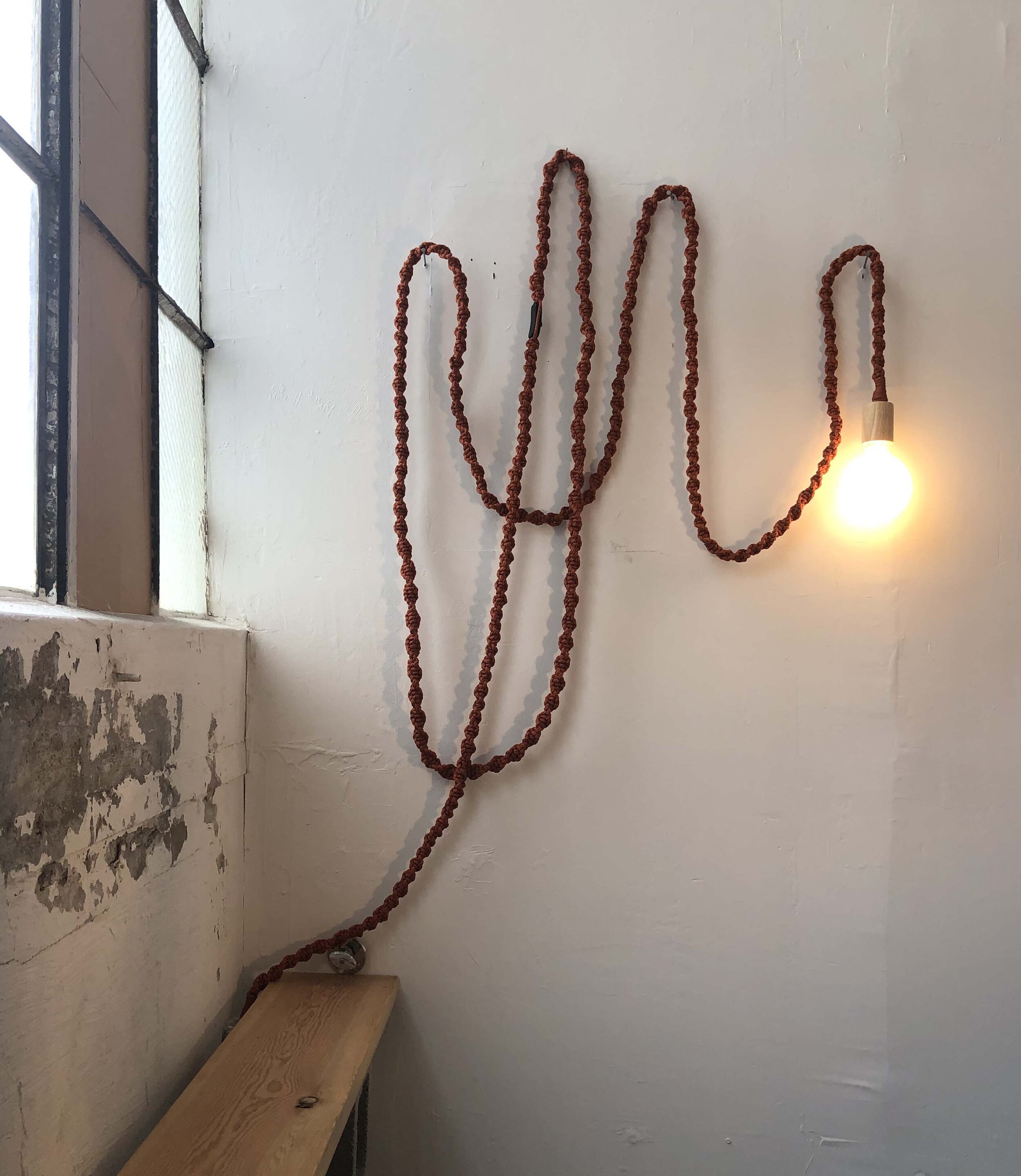 Fiber Lights - Braided Amber
