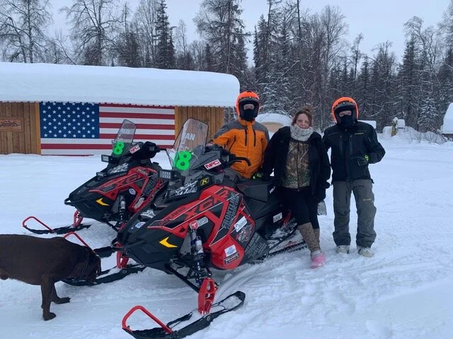 Iron Dog Expedition Class on their way to Nome