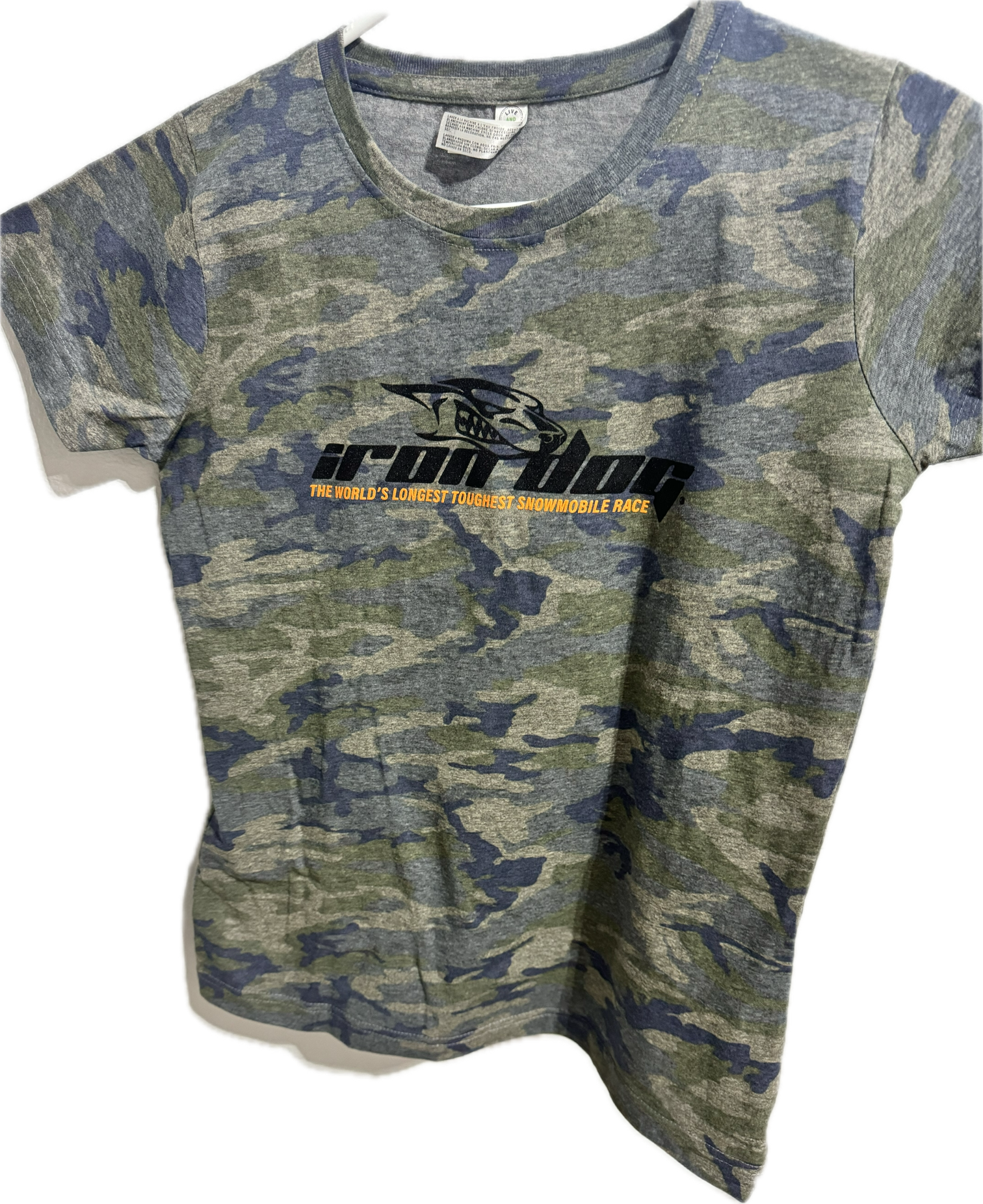 Ladies Vintage Camo T