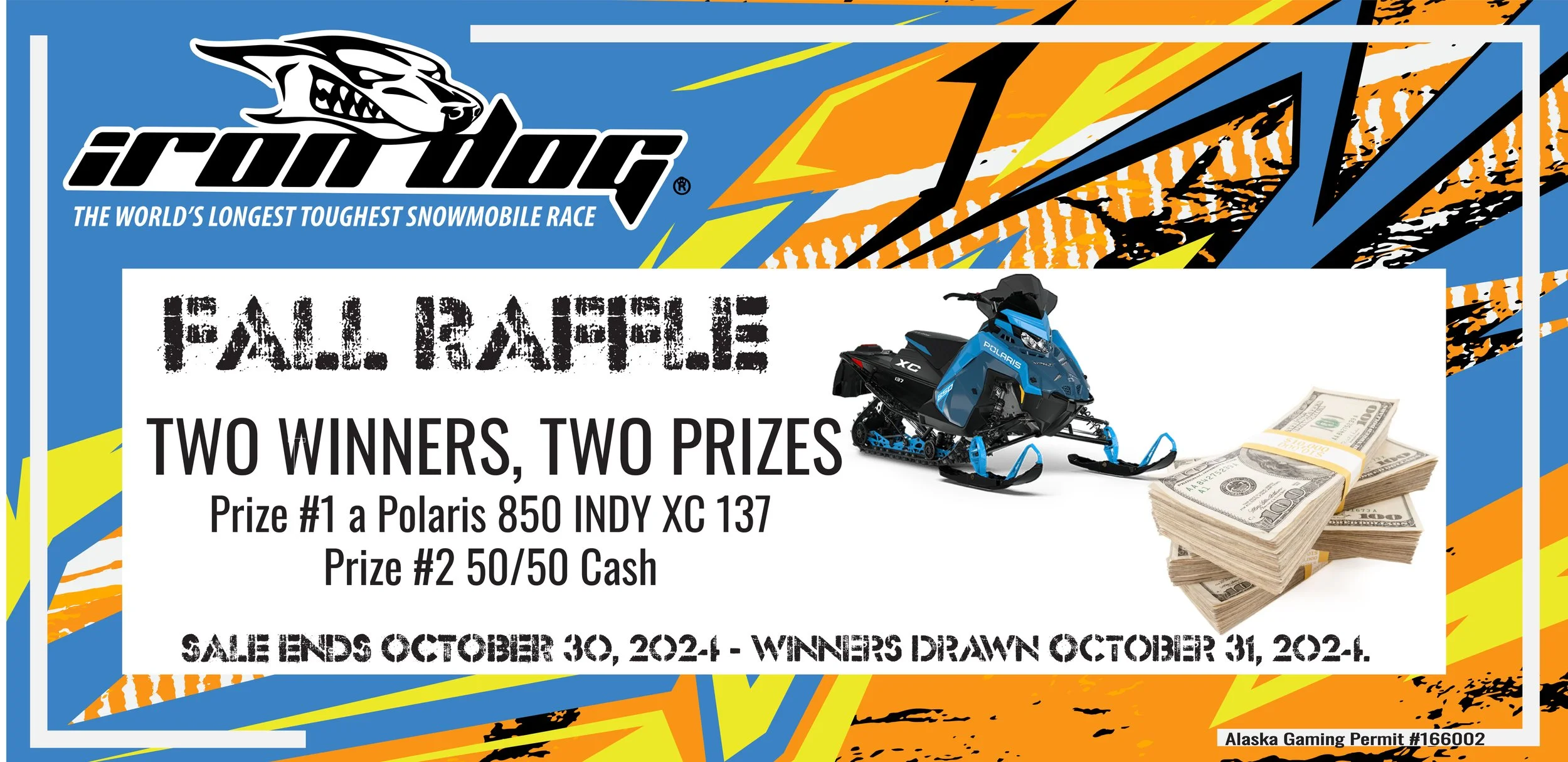 2024 Iron Dog Fall Raffle Winners Drawn