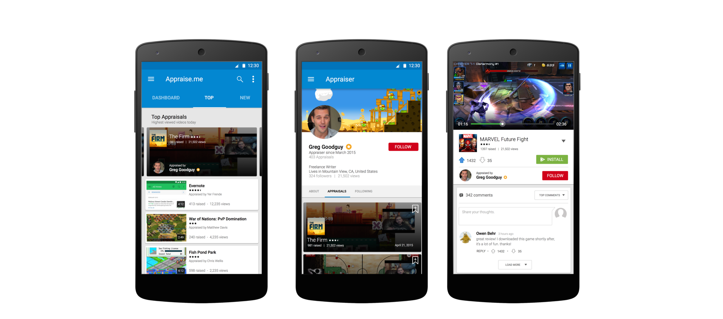 Appraise.me Product Concept