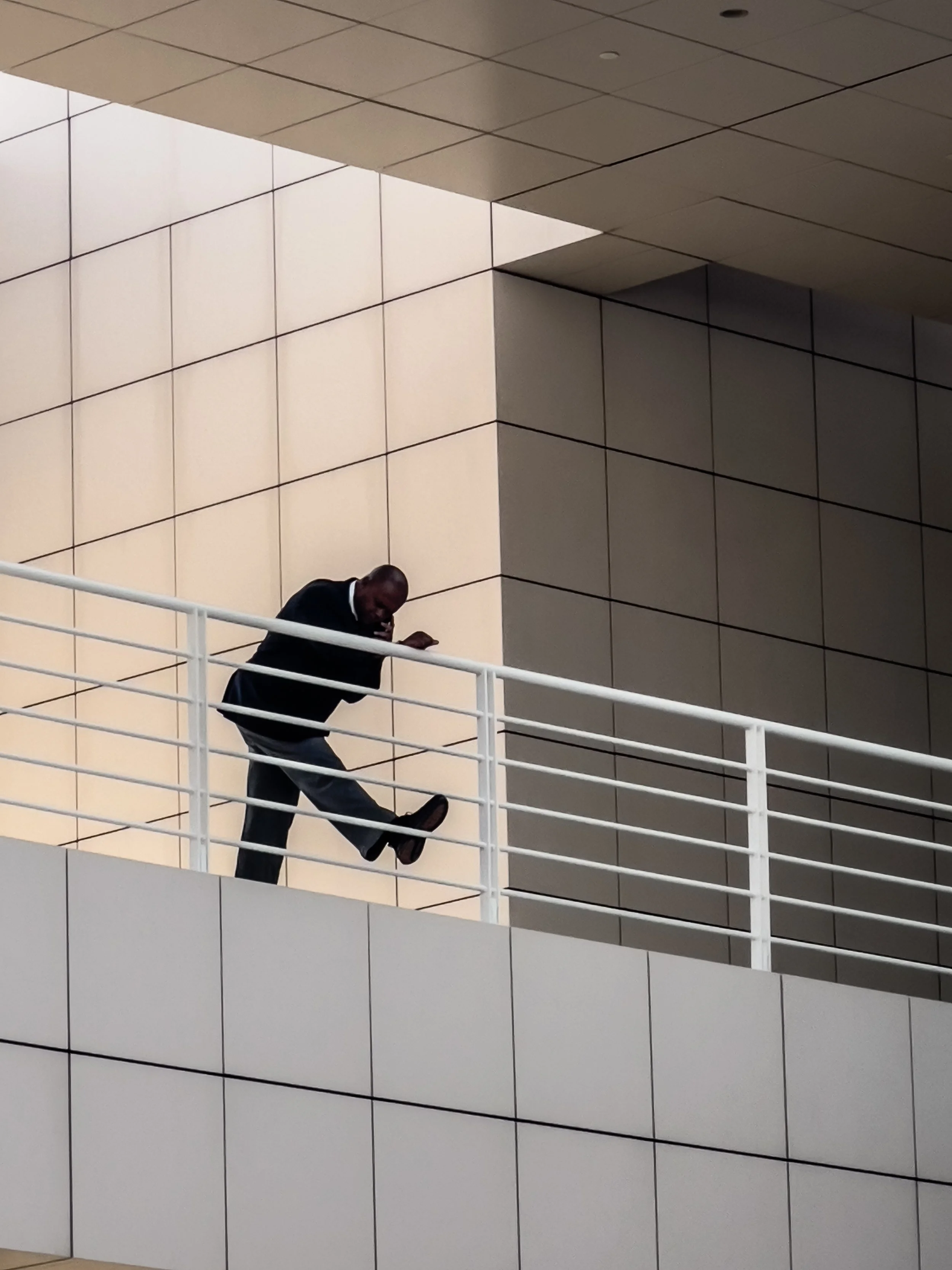 Security Gard -  Getty Museum 2022