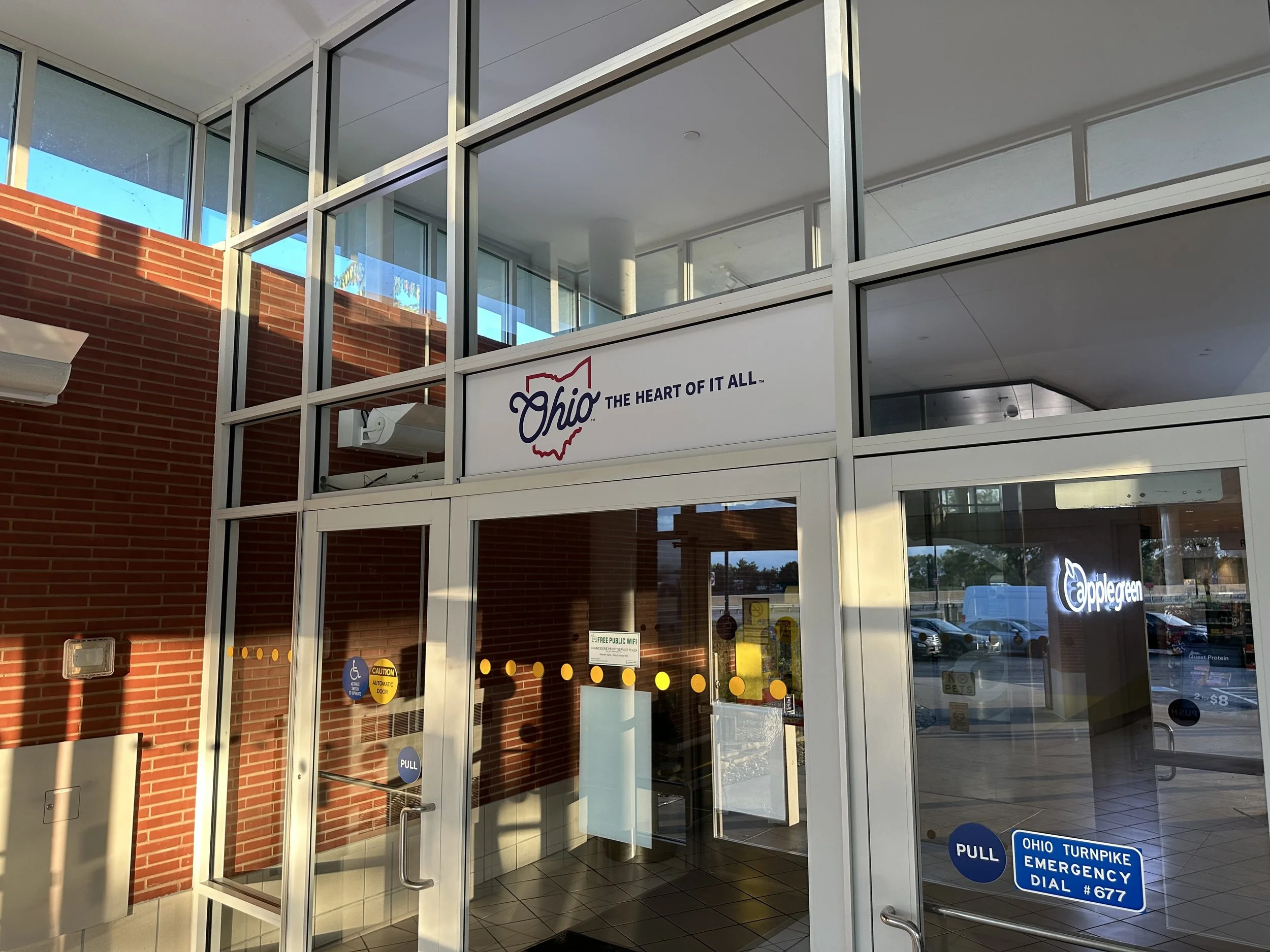  Service Plaza Window Decals 