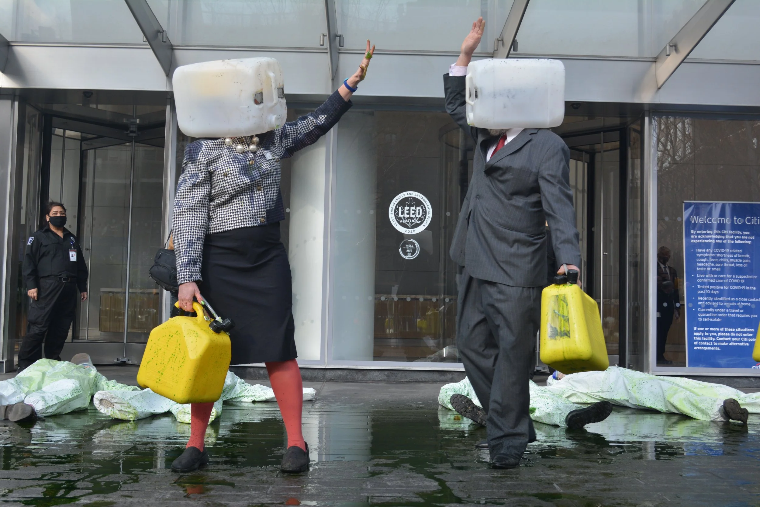 Direct Action At Citigroup HQ on Investor Day
