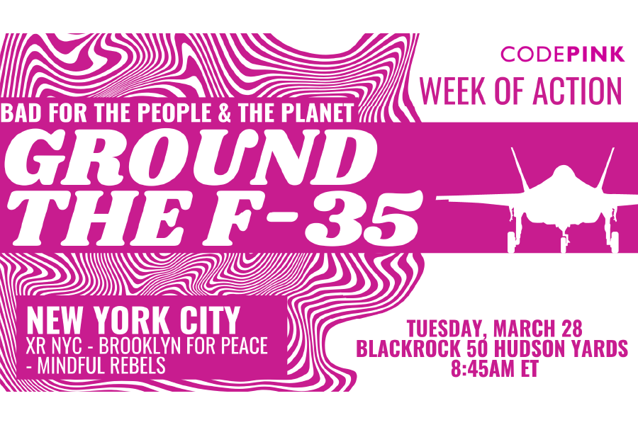 Allies in Action: GROUND THE F-35