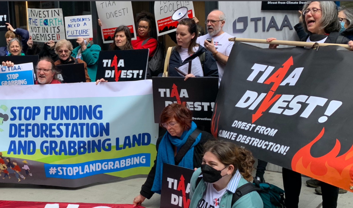 Ally Action: Rally for TIAA Fossil Fuel Divestment