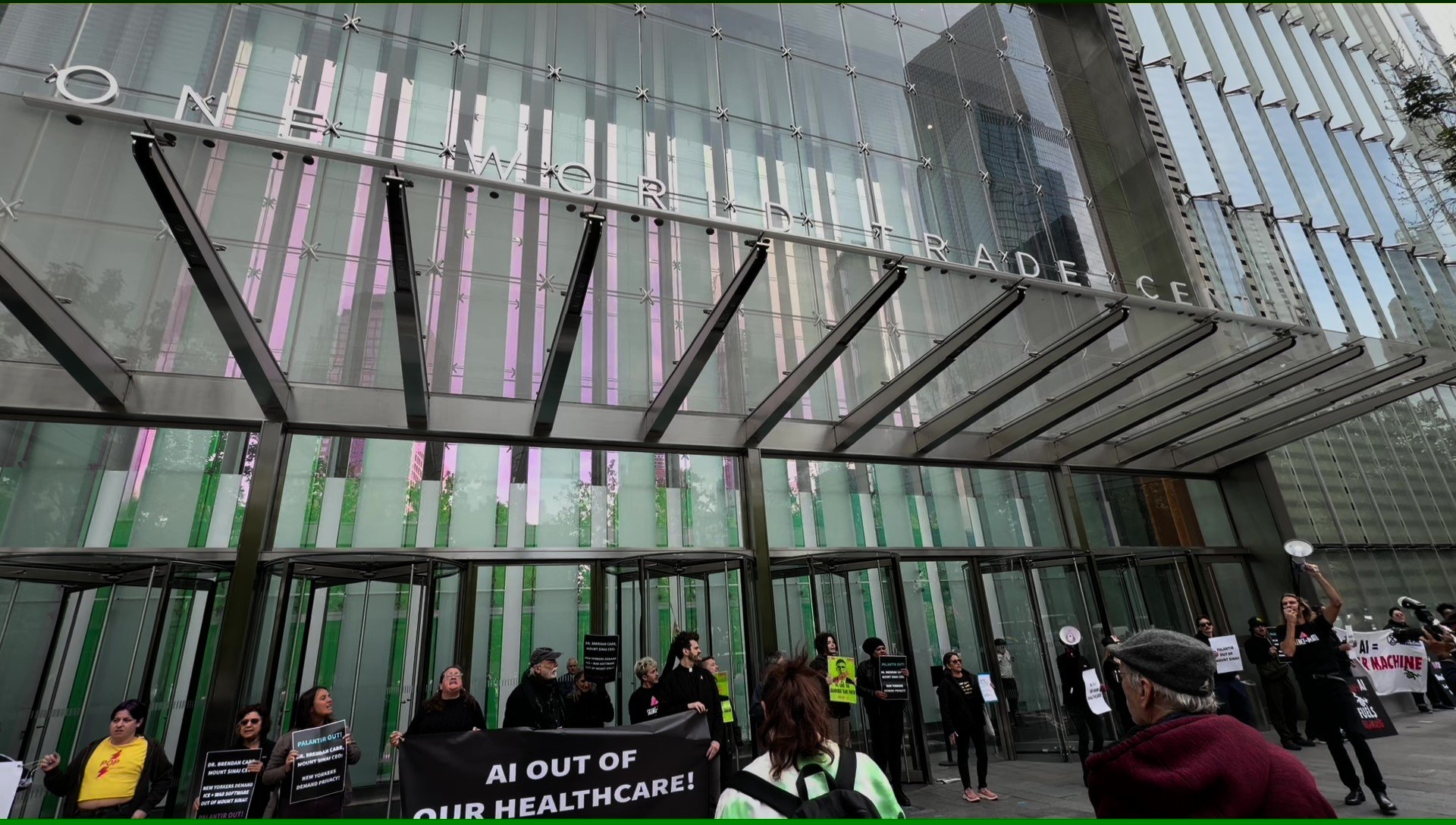 ACT UP AND EXTINCTION REBELLION DEMAND MOUNT SINAI CUT TIES WITH PALANTIR
