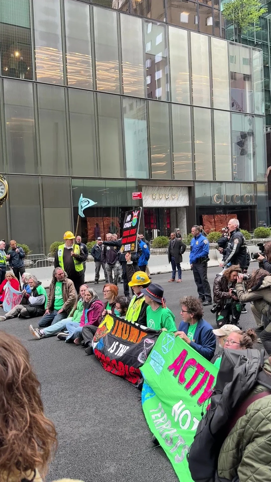 Earth Day Trump Tower Blockade