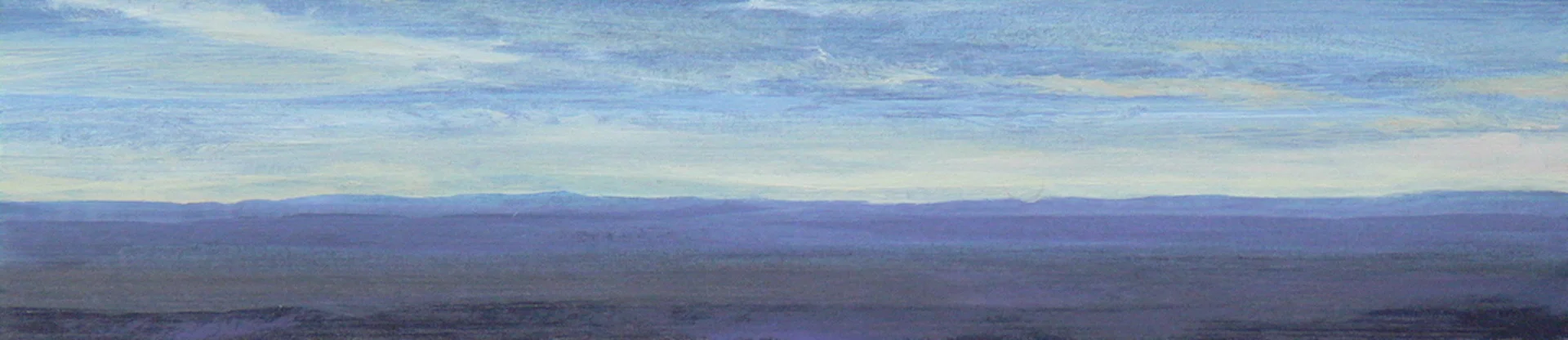 A silver of sunset