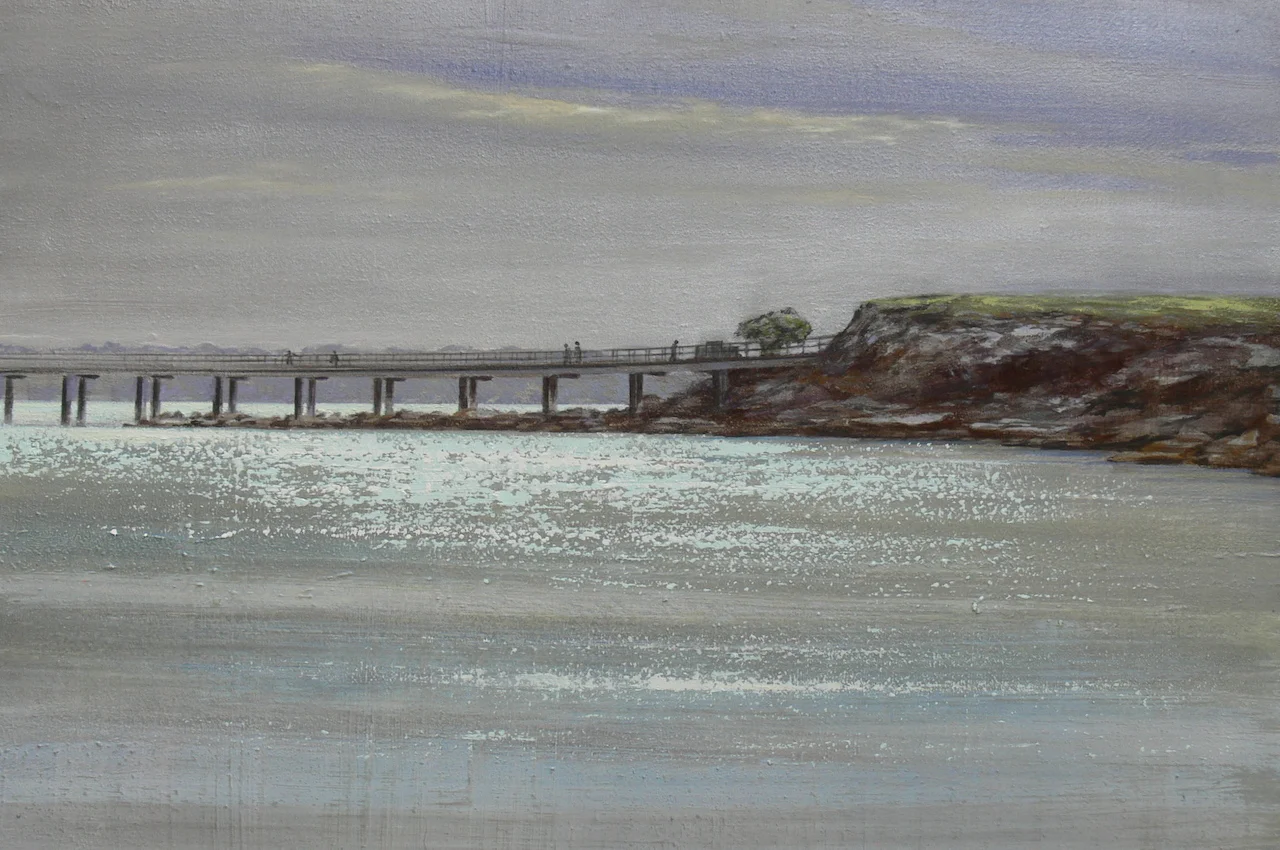 Footbridge to Bare Island