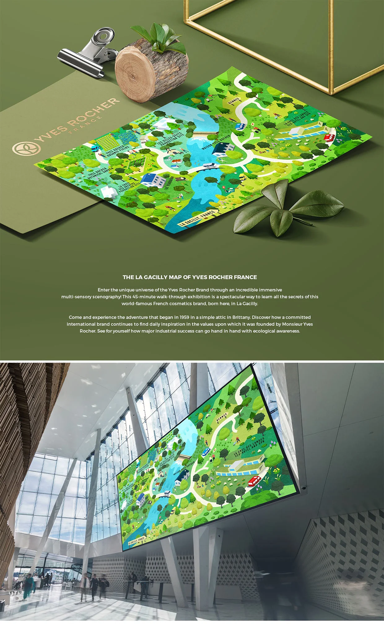 Yves Rocher France La Gacilly isometric Map 01.jpg