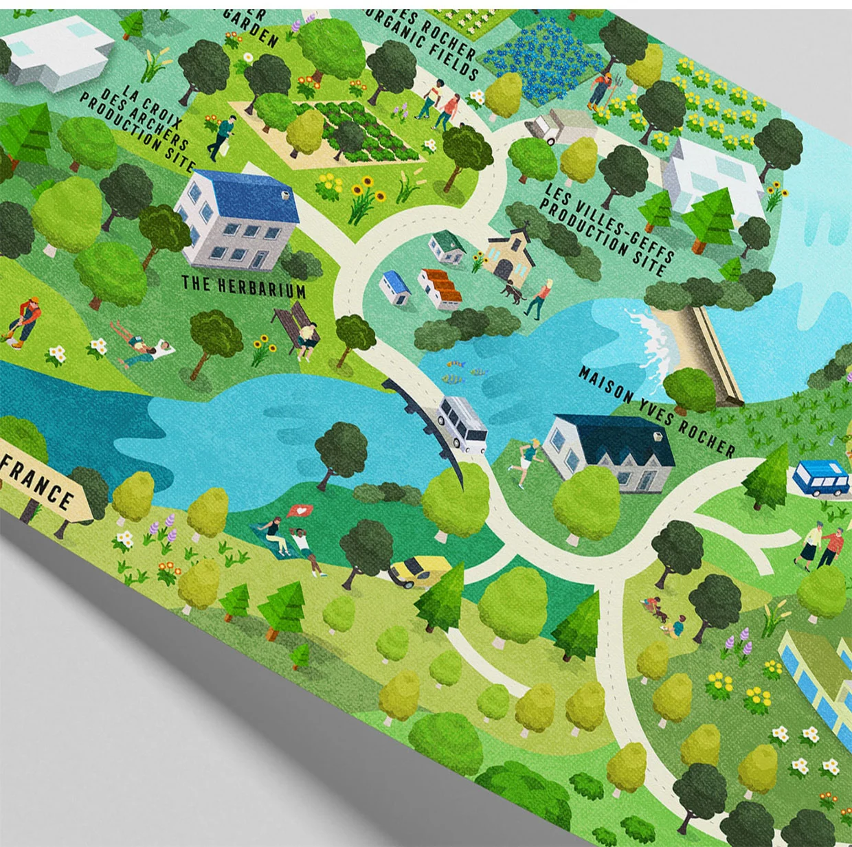 Yves Rocher France La Gacilly isometric Map 03.jpg