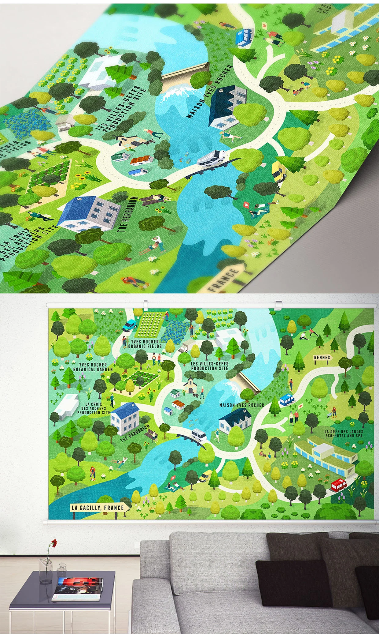 Yves Rocher France La Gacilly isometric Map 04.jpg