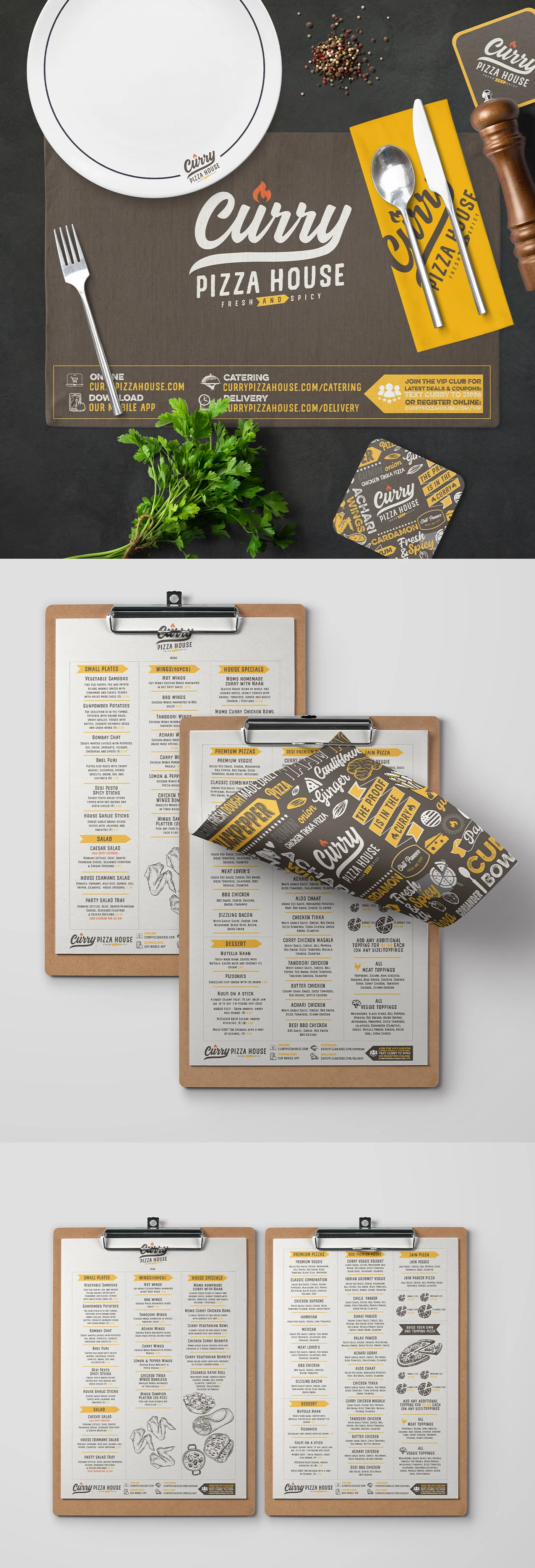 Curry Pizza House Indian Italian Restaurant Branding 08.jpg